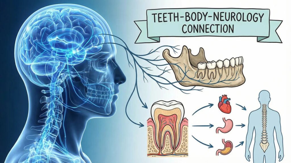 So why do the teeth relate to your body and neurology?｜原文主圖